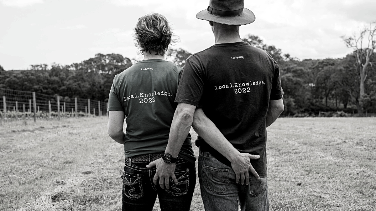 Mr &Amp; Mrs Kooki Checking The Margaret River Vineyard