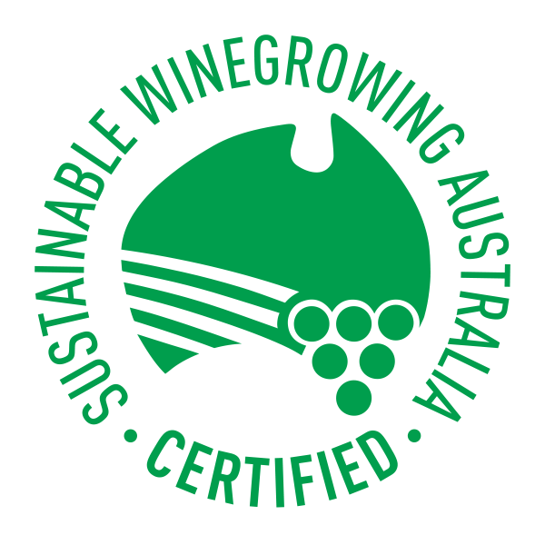 Sustainable Winegrowing Australia Certified.